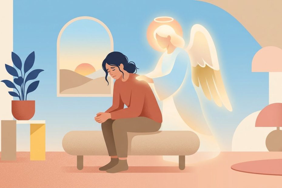 Schutzengel - Illustration prière catholique